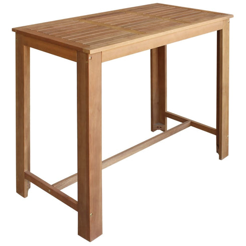 Maison Madeleine -  Bar Table and Chair Set 5 Pieces Solid Acacia Wood
